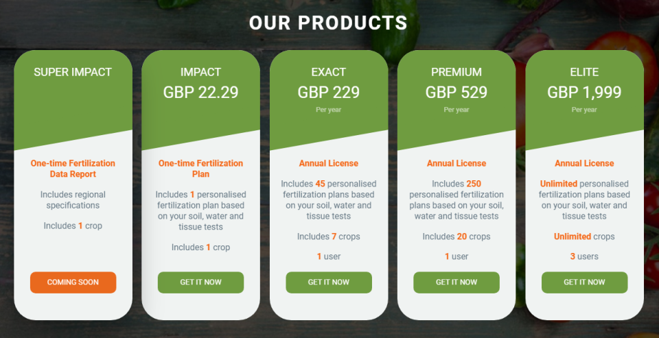 screenshot of Smart! Fertilizer Management